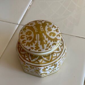 Vtg Peasant Valley Italy Ceramic Handpainted Jar